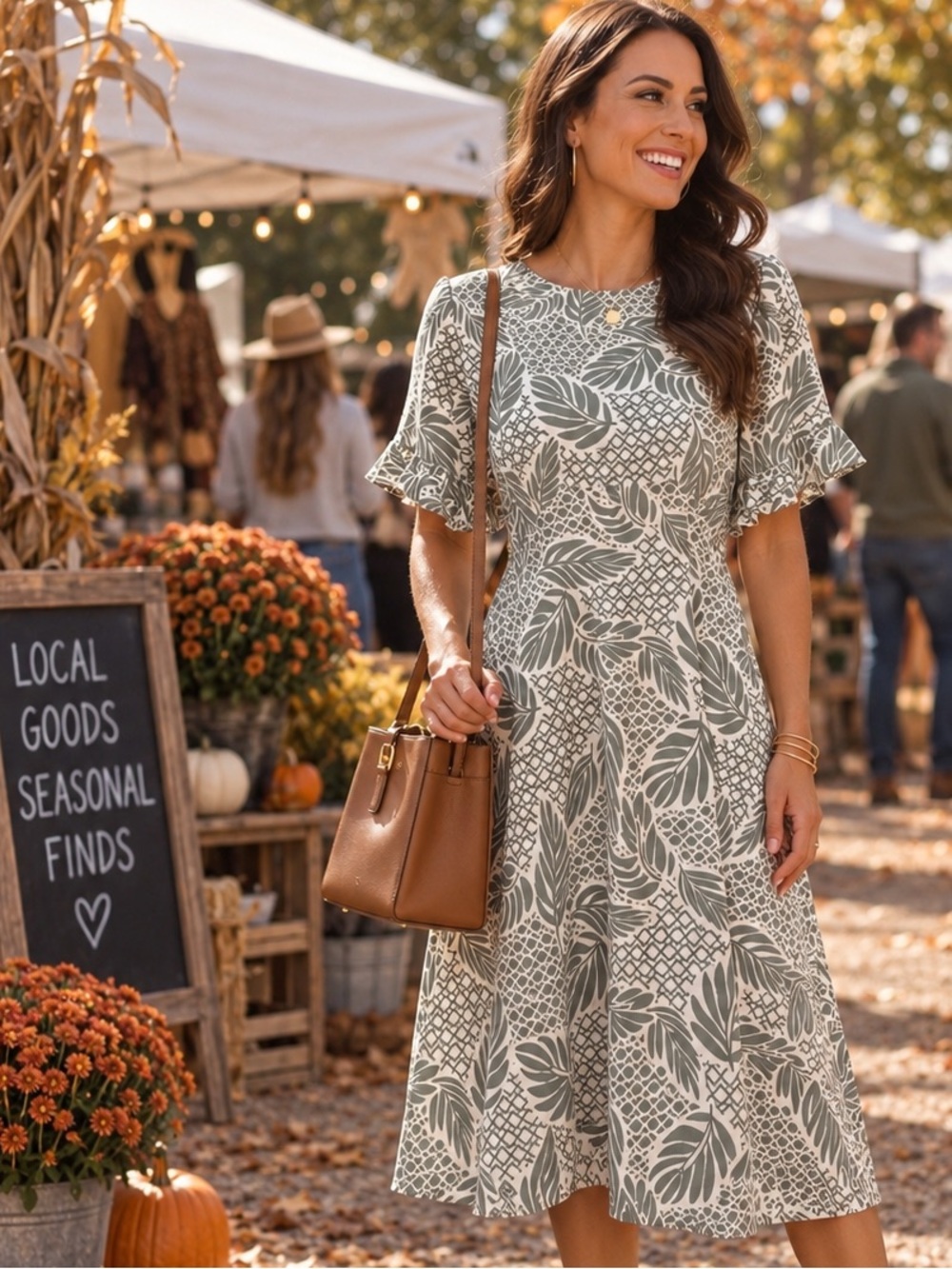 Dorothy Perkins Green Khaki Dress